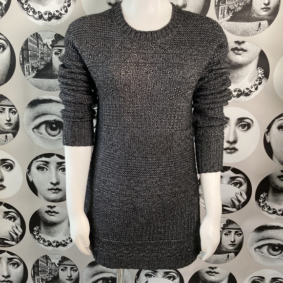 Armani Exchange Chunky knit Sweater Dress/Tunic Sz S 🖤 - Picture 4 of 9